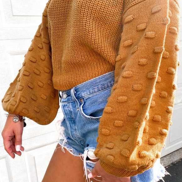 Balloon Sleeve Sweater - Picture 16 of 16